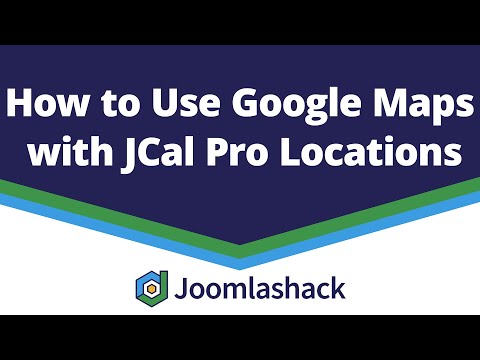 How to Use Google Maps with JCal Pro Locations