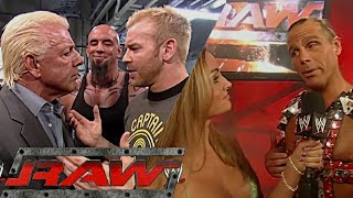 Ric Flair, Christian \& Shawn Michaels Backstage Segments RAW May 09,2005