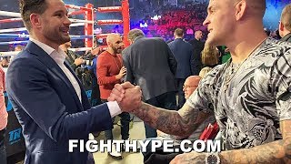 CHRIS ALGIERI & DUSTIN POIRIER "COME OVER TO BOXING" TALK; ALGIERI VOUCHES FOR POIRIER SKILLS