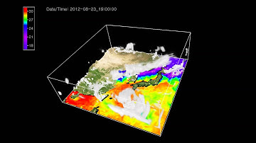 Entry 18 - Visualization of air-sea interactions typhoon Bolaven using a WRF-ROMS coupled model