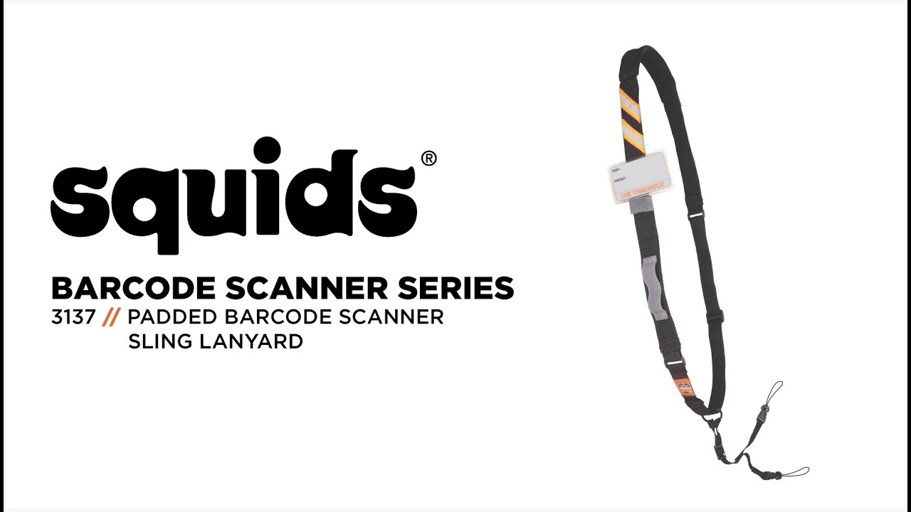 Peded Scanner The Squids® 3137 Padded Scanner Sling Comfortably Secures Scanners for ...