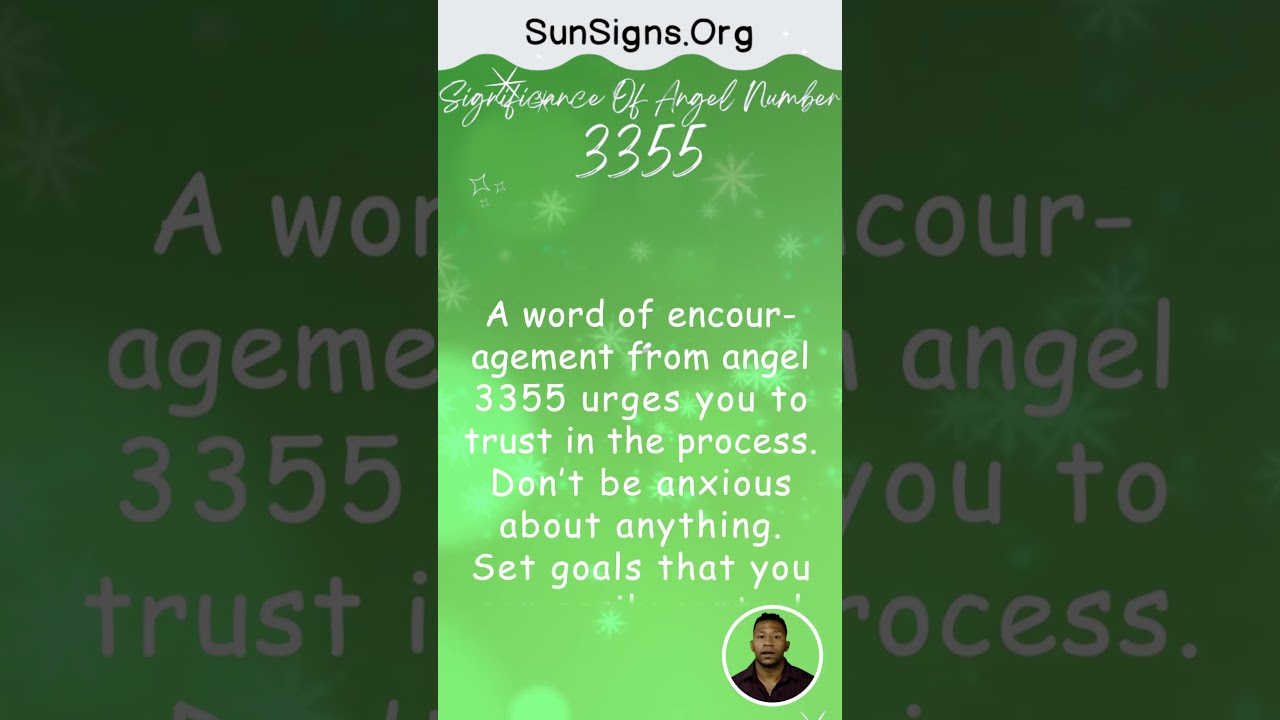 Significance Of Angel Number 3355 | SunSigns.Org | #shorts