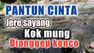 Pantun Jawa cinta