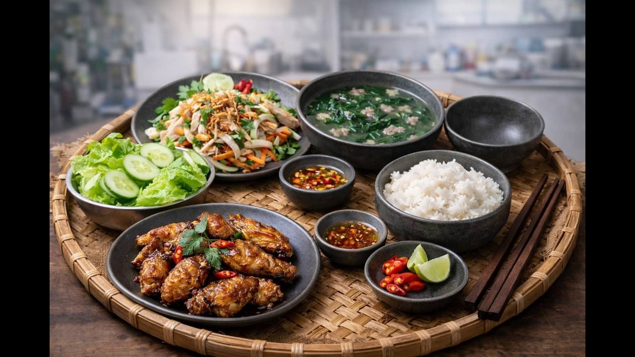 Làm Gỏi Gà Và Gà Chiên Nước Mắm Thơm Ngon - Bữa Cơm 03 | Nhà Ông Bà