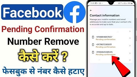 How to remove facebook pending number 2024 | facebook se Pending number kaise hataye