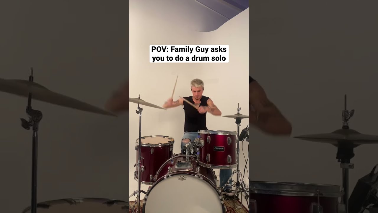POV Family Guy Asks You To Do Drum Solo Shorts Drums Youtubeshorts Familyguy