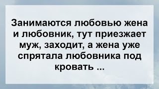 Жена с Любовником Занимаются Любовью и тут Заходит Муж! Новый Анекдот Дня! Юмор! Позитив!