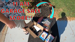 YOU CAN STILL SCORE BIG LATE IN THE DAY AT GARAGE SALES!