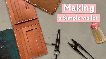 Making a simple wallet /cách làm ví nam cơ bản