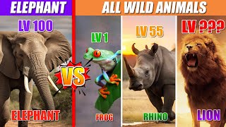 Elephant vs Wild Animals Level Challenge | SPORE