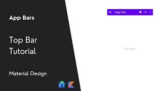 Top Bar | App Bars | Material Design | Android UI Tutorial screenshot 3