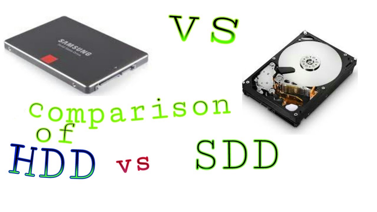 SSD vs HDD, Compare SDD and HDD