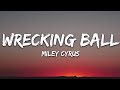 Miley cyrus  wrecking ball lyrics