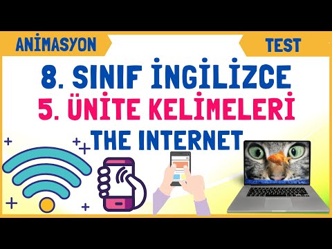 8. Sınıf İngilizce 5. Ünite Kelimeleri | The Internet