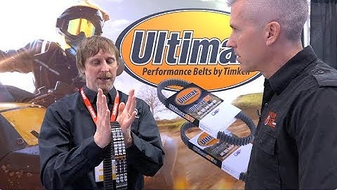 Snowmobile belt break in explained by the Engineer!  Kimpex Dealer show!