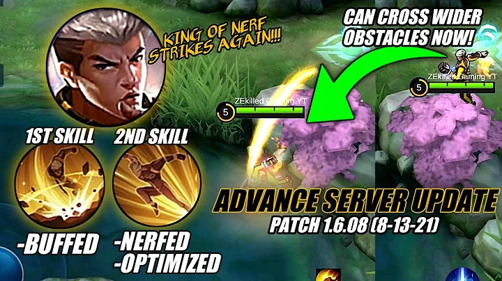 Chou Buffed-Nerfed-Optimized! Advance Server Latest Update (patch 1.6.08) ZEkilled