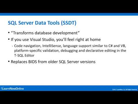 SQL Server 2016 Core, Part 1  Getting Started   Player   LearnNowOnline 8