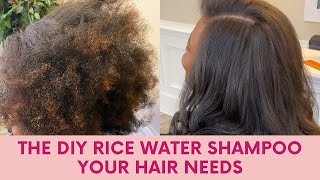 How to Make My DIY Rice Water Shampoo For Healthy Hair