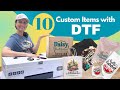 What can I customize with DTF? 🔟 Items that You Can Customize with DTF Printings