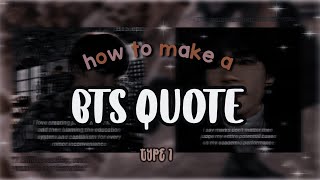 How To Make Bts Quotes Bts Fan Account Instagram