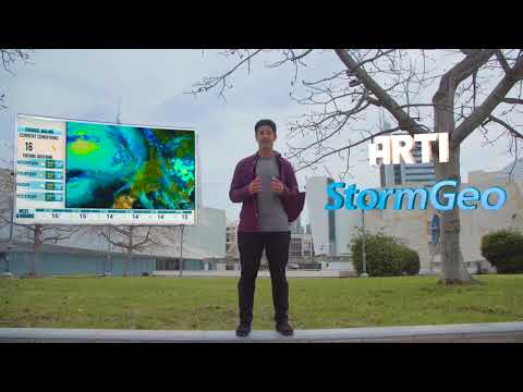 StormGeo + Arti: Augmented reality (AR) weather graphics