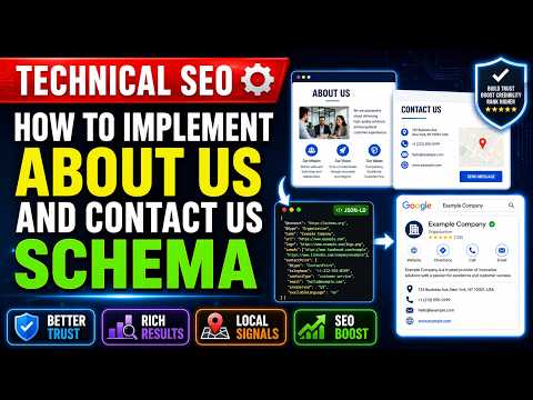 How to Implement About Us and Contact Us Schema