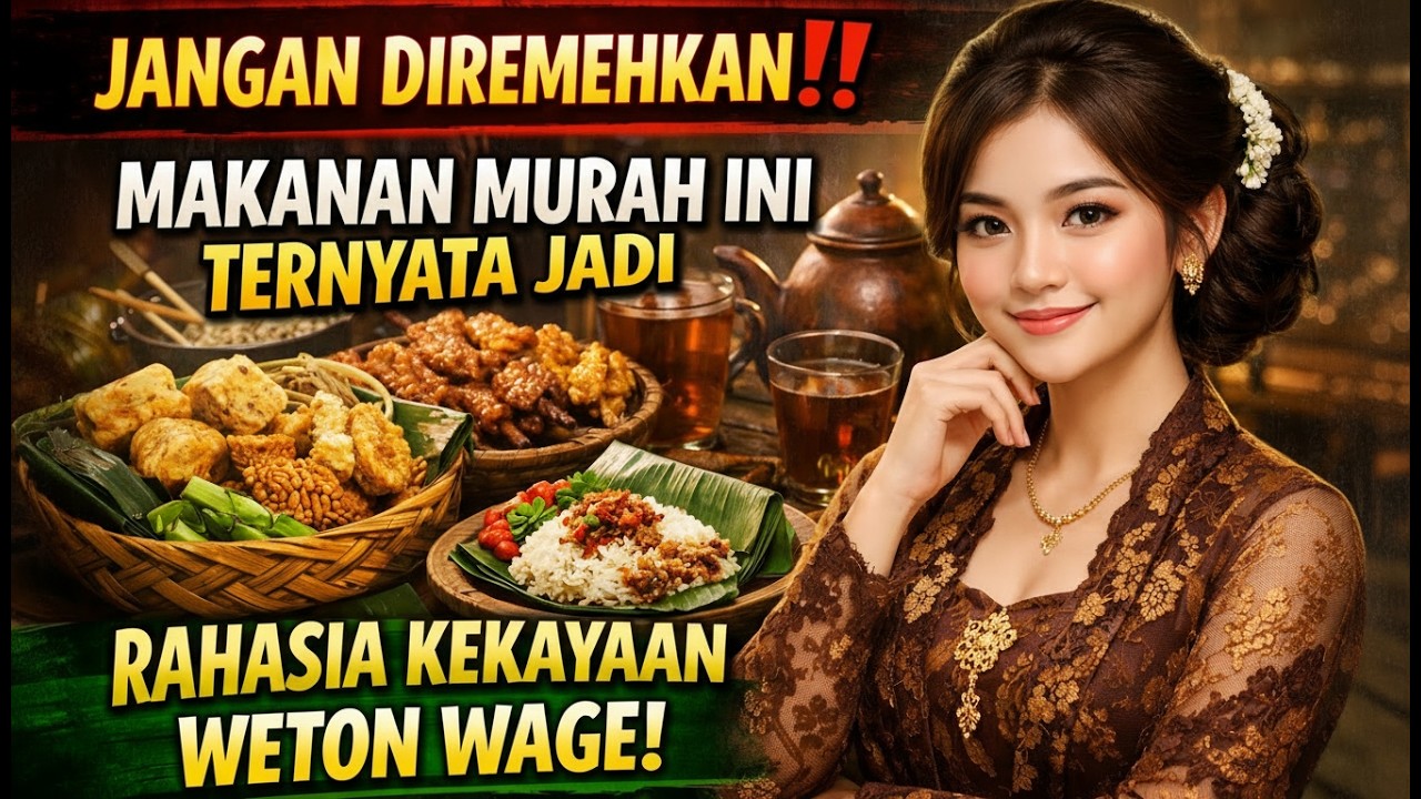 JANGAN DIREMEHKAN‼️ MAKANAN MURAH INI TERNYATA JADI RAHASIA KEKAYAAN WETON WAGE!