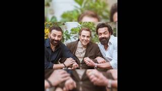 Bobby Deol with their Father Dharmendra n brother Sunny Deol???ytshortsvideo