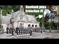 Royal Scottish Regiment "showing off" with pony Cruachan IV at Balmoral Castle