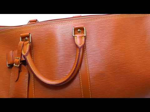 ルイヴィトン LOUIS VITTON キーポル55 ボストンバッグ エピ