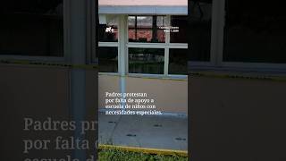 Protesta por falta de apoyo a escuela dañada | N+