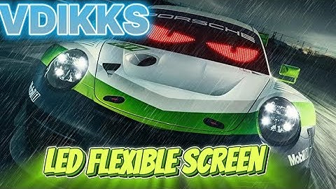 VDIKKS LED flexible screen.