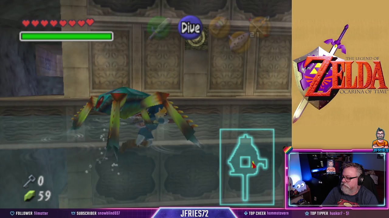 The Legend of Zelda: Ocarina of Time - Part X - Water Temple - YouTube