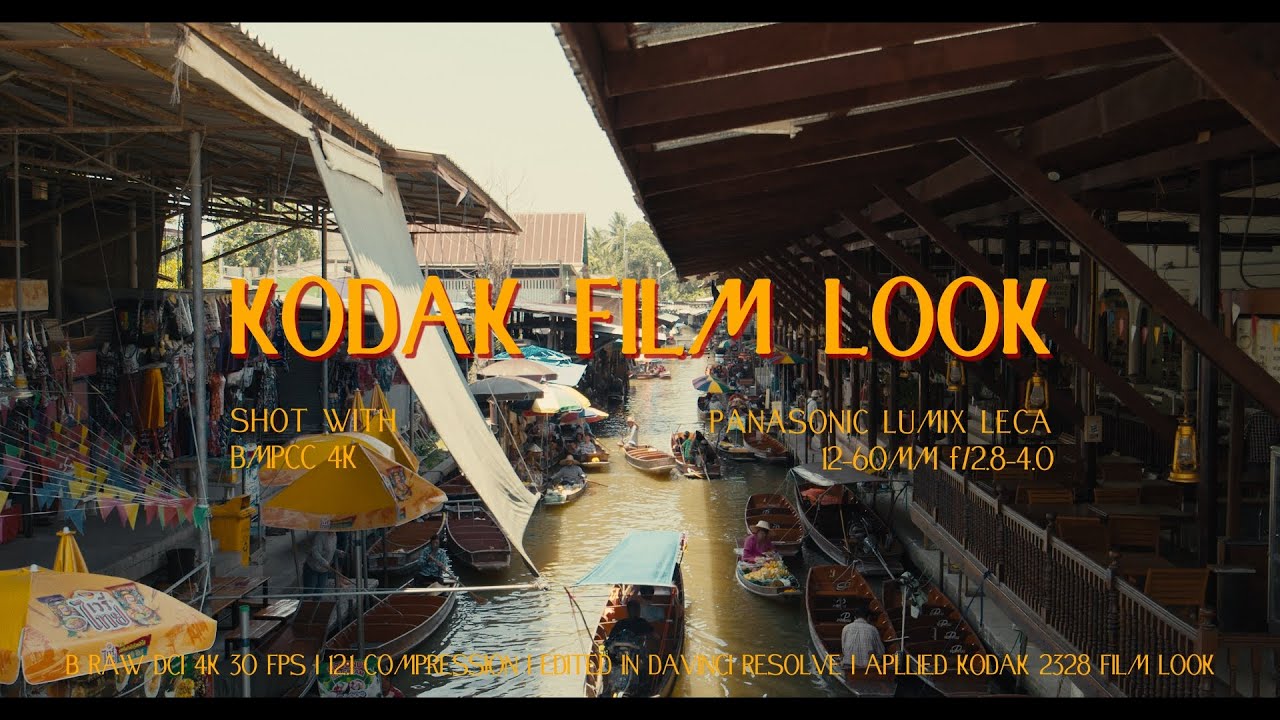 KODAK FILM LOOK IN BANGKOK BMPCC 4K SHORT VIDEO YouTube