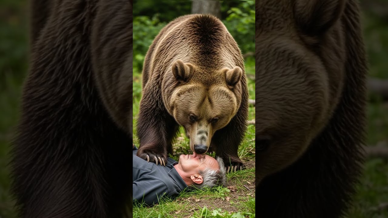 Man Plays Dead For A Bear You Won T Believe What Happens Next 2