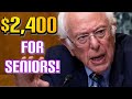 Bernie Sanders $2,400 Social Security Raise!! & Fourth Stimulus Check Update