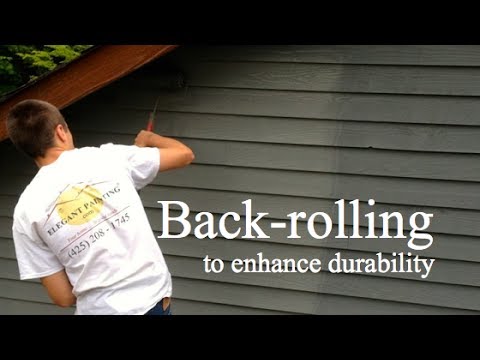 House painters in Sammamish - Importance of back-rolling