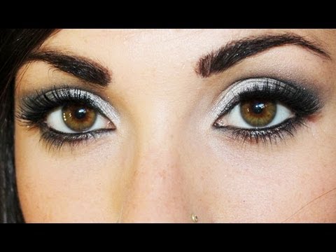 Trucco argento e nero make up | Beautydea