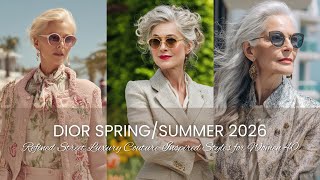 Download Lagu 🌸 Dior Spring/Summer 2026 👗 Refined Street Luxury: Couture-Inspired Styles for Women 40+ ✨ MP3