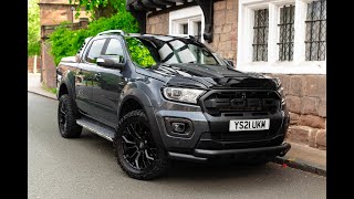 Grey Ford Ranger 21 Plate May