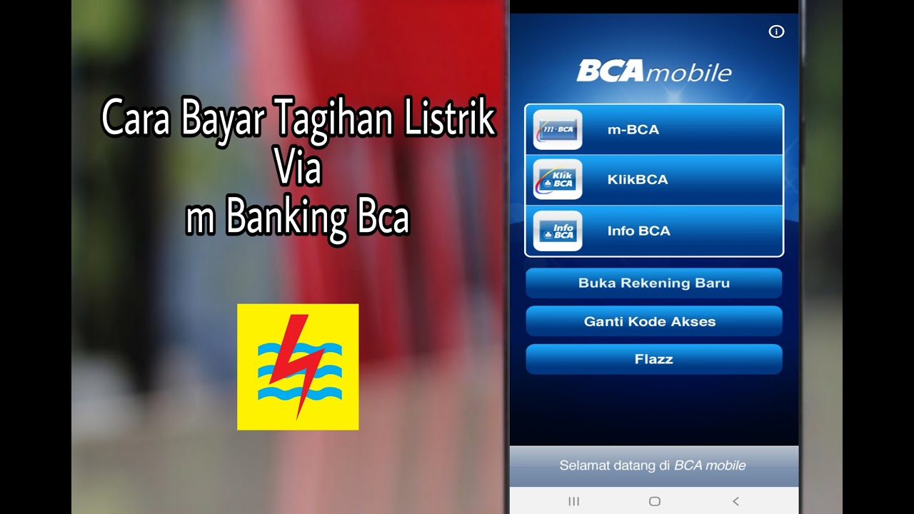 Cara Bayar Tagihan Listrik Lewat M Banking Bca - YouTube