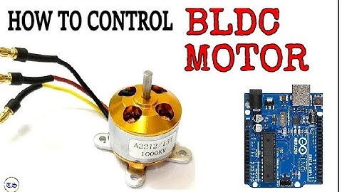 HOW TO CONTROL A BRUSHLESS DC MOTOR(BLDC) USING ARDUINO