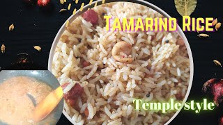 Kovil Puliyodharai Recipe in Tamil | Tamarind Rice | Puli Sadam Recipe | கோவில் புளியோதரை