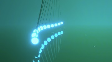 Pendulum over a foggy lake (A blender simulation)