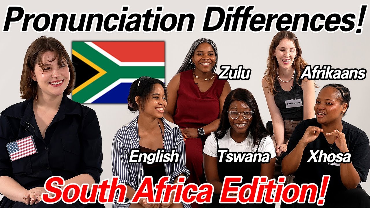 American Was Shocked By Word Differences between 5 South African Languages!!
