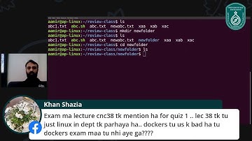 CNC Q1 Week 3 Review Session 1 by Aamir Pinger : Linux Command Line