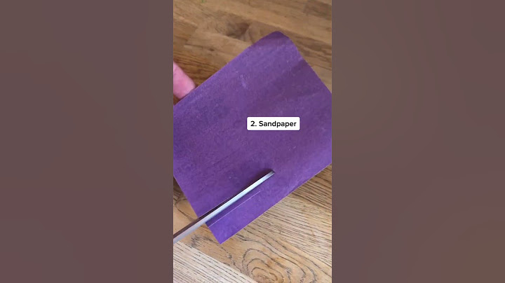 Three Ways To Sharpen Scissors