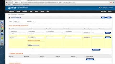 Opencart Bundle Discount
