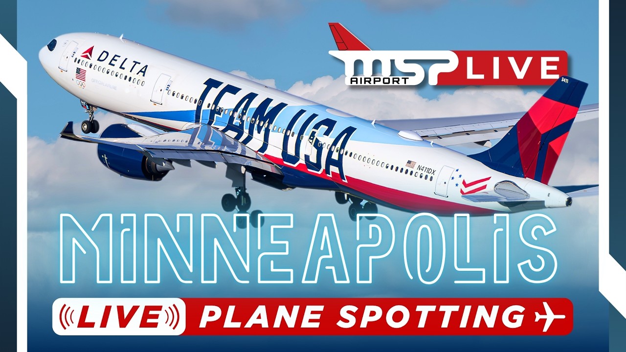 🔴 LIVE NONSTOP AIRPORT ACTION FROM THE TWIN CITIES! ✈ MSP/KMSP AIRPORT ✈ 8/28/26 🔴 LIVE NONSTOP AIRPORT ACTION FROM THE TWIN CITIES! ✈ MSP/KMSP AIRPORT ✈ 8/28/26