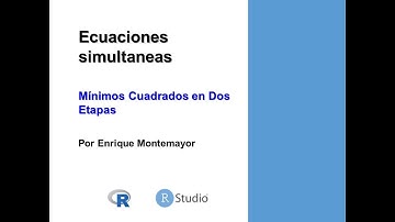 Ecuaciones simultaneas - Estimación con MCO en dos etapas y la librería systemfit